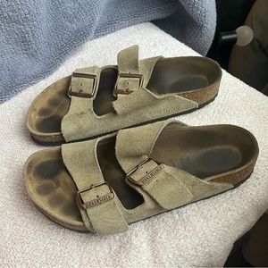 Birkenstock Arizona taupe suede size 38